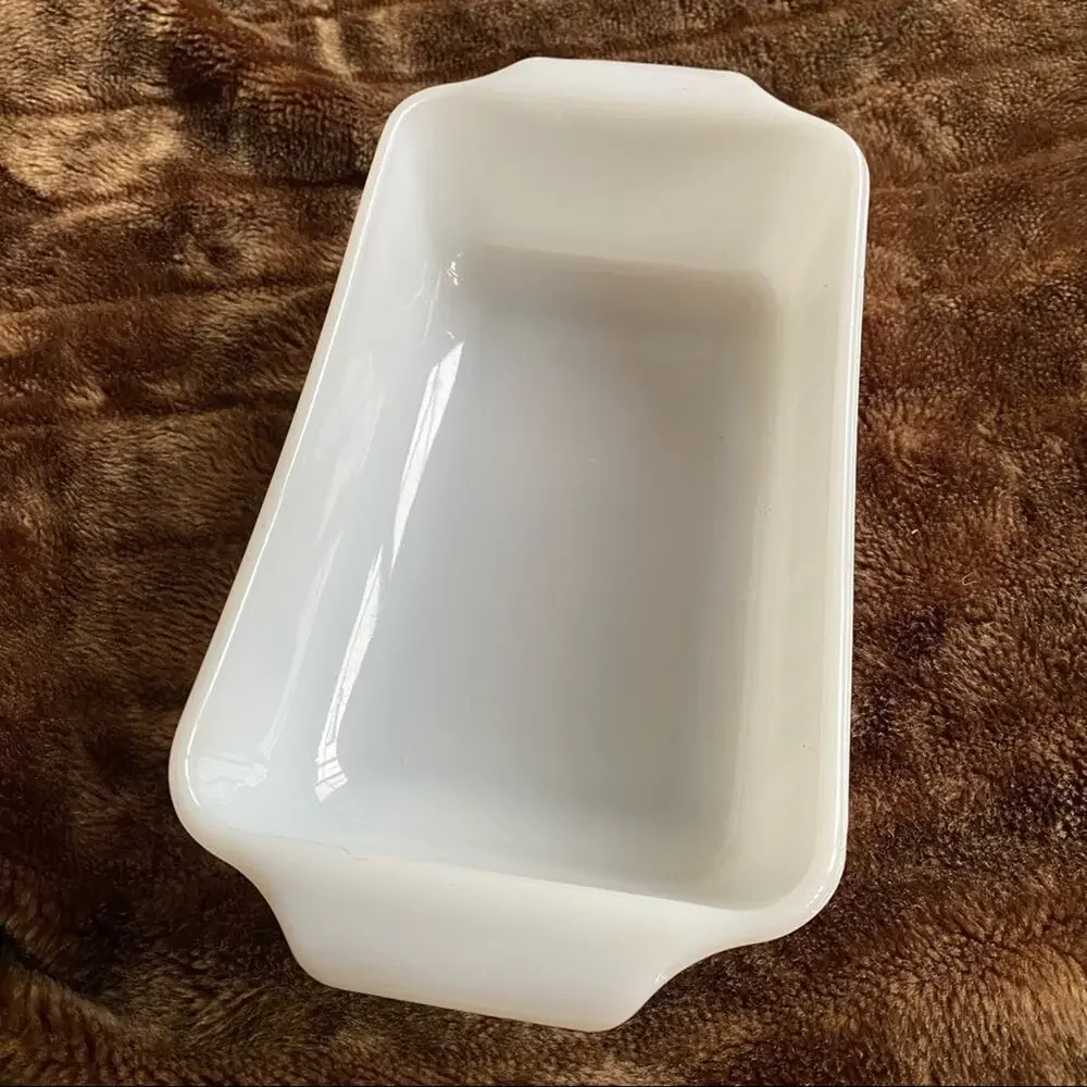 Vintage Anchor Hocking‎ Fire King Candle Glow Pattern 1Qt. Baking Dish